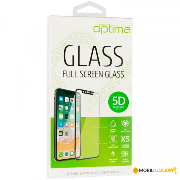   Optima 5D Full Glue  Samsung A315 A31 Black