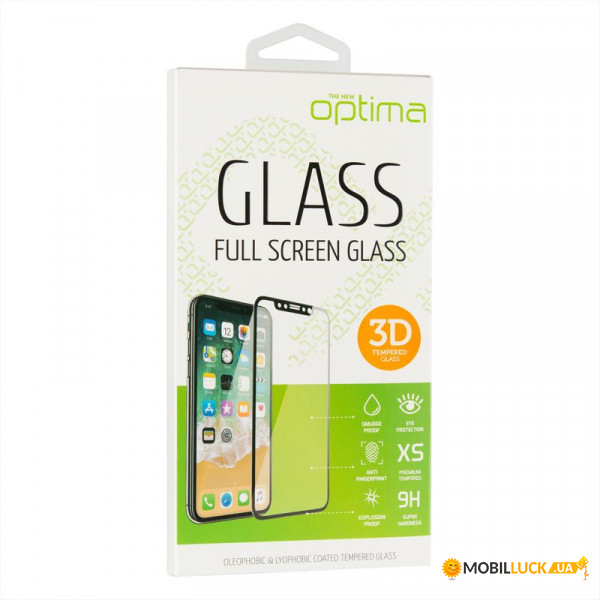   Optima 3D Full Glue  Samsung A415 A41 Black