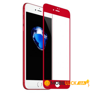   0.3mm Caesar 3D Full Glass iPhone 7 Plus red Remax 350056