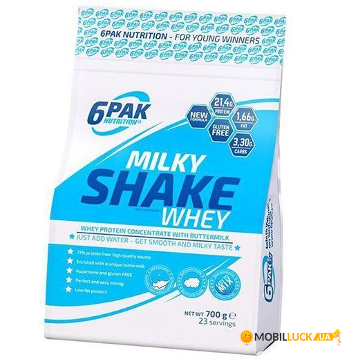  6Pak Milky Shake Whey 1800 - (29350003)