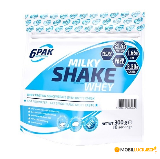  6PAK Nutrition Milky Shake Whey 300  