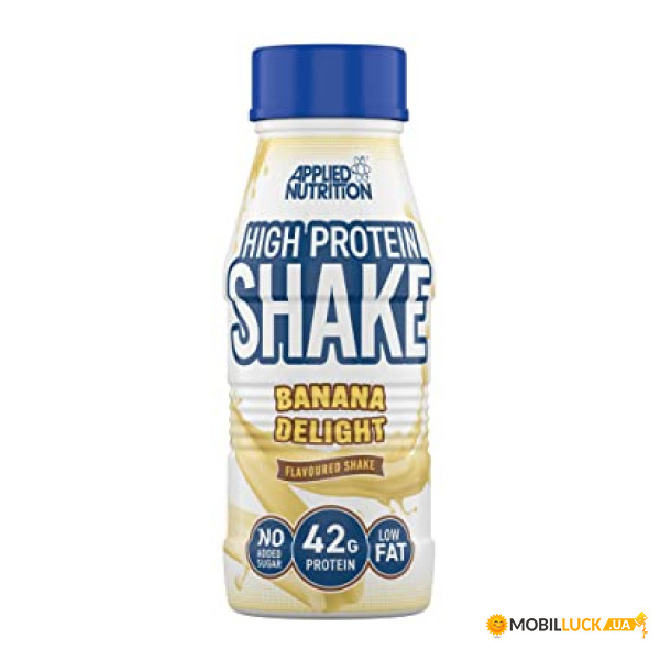  Applied Nutrition Hig Protein Shake 500ml Banana Delight