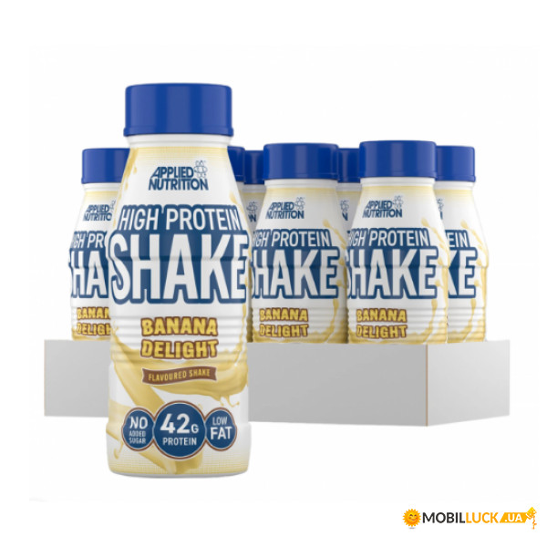  Applied Nutrition Hig Protein Shake 8x500ml Banana Delight