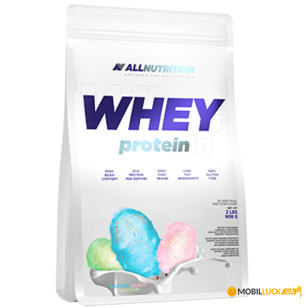  All Nutrition Whey Protein - 900g Cotton Candy 100-25-2410891-20