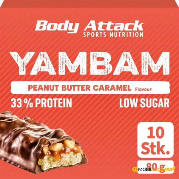   Body Attack Yambam Protein Bar 10  (4384303616)