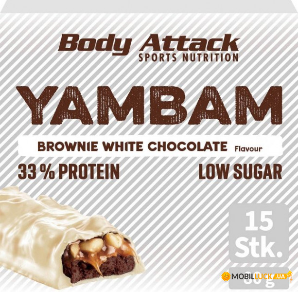   Body Attack Yambam Protein Bar 15  (4384303617)