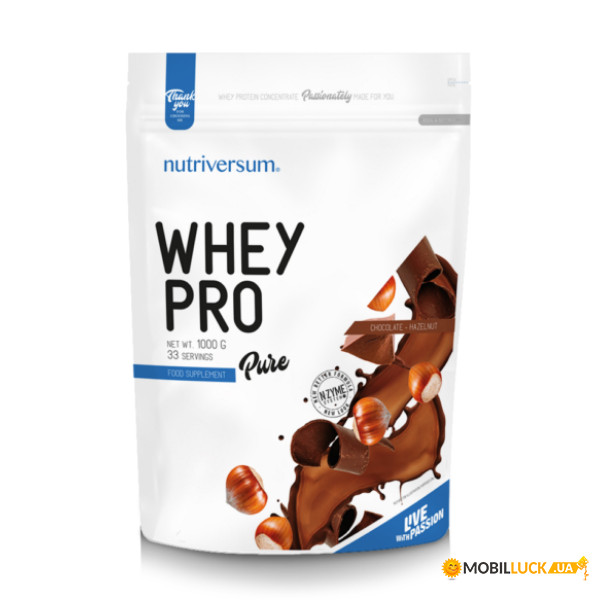  Nutriversum Whey Pro 1000g Walnut