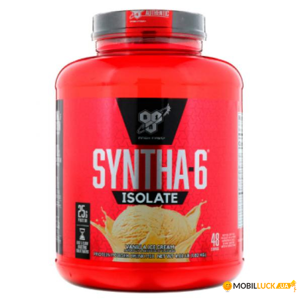  BSN Syntha-6 Isolate -1820g Chocolate Milkshake 100-42-1893188-20