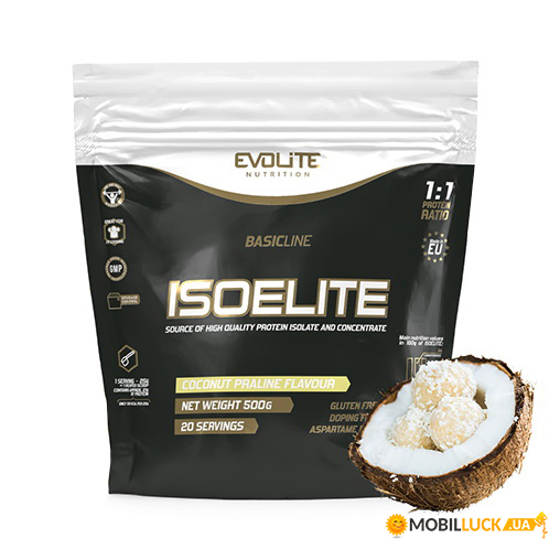  Evolite Nutrition Iso Elite 500 g coconut praline