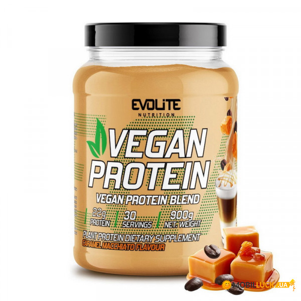  Evolite Nutrition Vegan Protein 900 g caramel macchiato