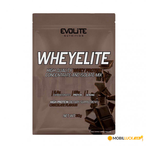  Evolite Nutrition Whey Elite 30 g chocolate