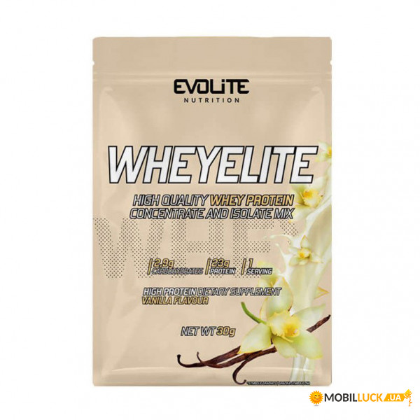  Evolite Nutrition Whey Elite 30 g vanilla