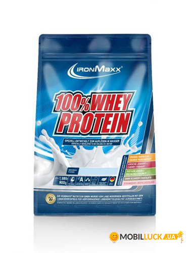  Ironmaxx 100% whey protein 900   