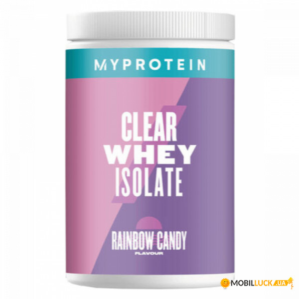  Myprotein Clear Whey Isolate Rainbow Candy 20 Serv