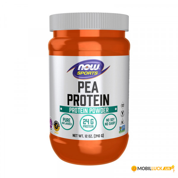  NOW Pea Protein 340 g pure unflavored