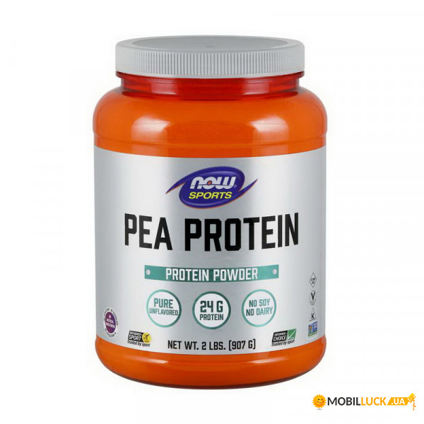  NOW Pea Protein 907 g pure unflavored