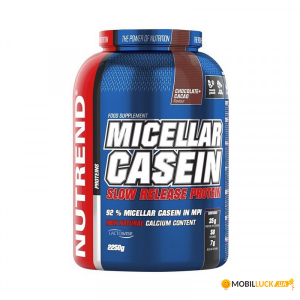  Nutrend Micellar Casein 2250 g chocolate+cocoa