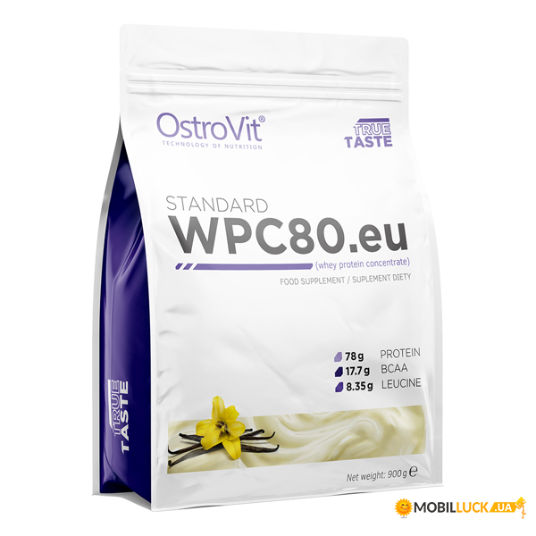  OstroVit Standard WPC 80 - 900g Pure 100-12-4337419-20