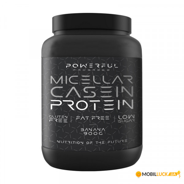  Powerful Progress Micelar Caseine Protein 900 g banana