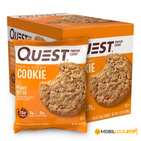   Quest Nutrition Protein Cookies 12  (4384303479)