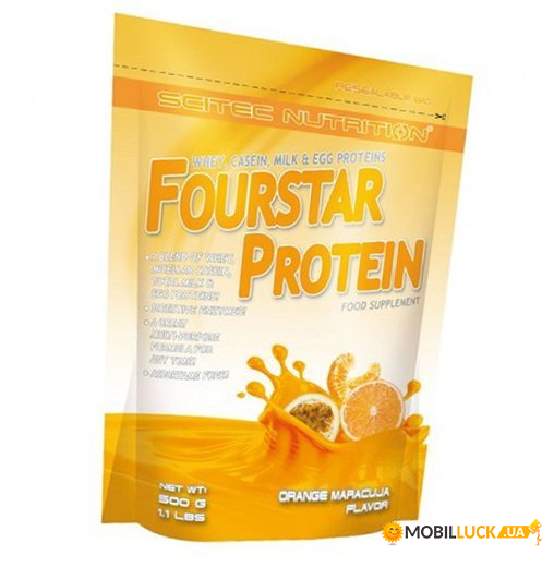  Scitec Nutrition Fourstar Protein 500g Orange maracuja