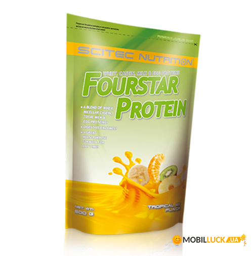  Scitec Nutrition Fourstar Protein 500g Tropical