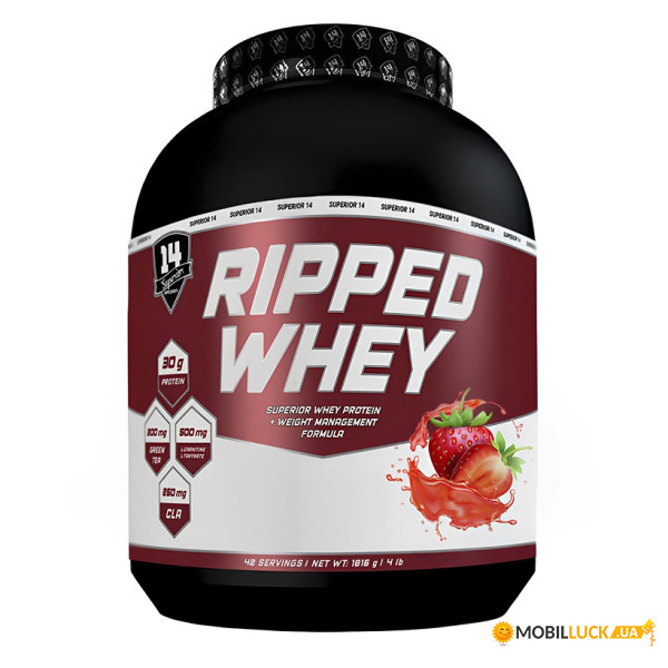  Superior Ripped Whey 1816g Strawberry