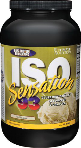  Ultimate Nutrition ISO Sensation 910g vanilla bean