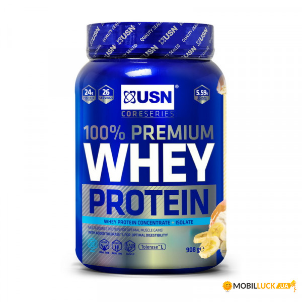  USN Whey Protein Premium 908 g strawberry cream