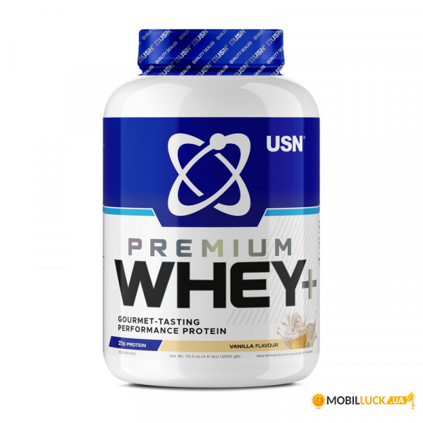  USN Whey+ Premium Protein 2 kg strawberry