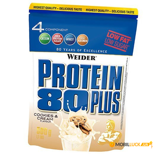    Protein Weider Protein 80 Plus 500 