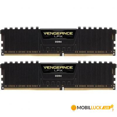   DDR4 28GB/3600 Corsair Vengeance LPX Black (CMK16GX4M2D3600C18)