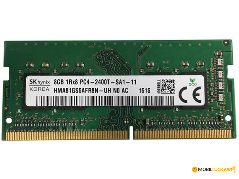   SO-DIMM 8GB/2400 DDR4 Hynix (HMA81GS6AFR8N-UH) Refurbished