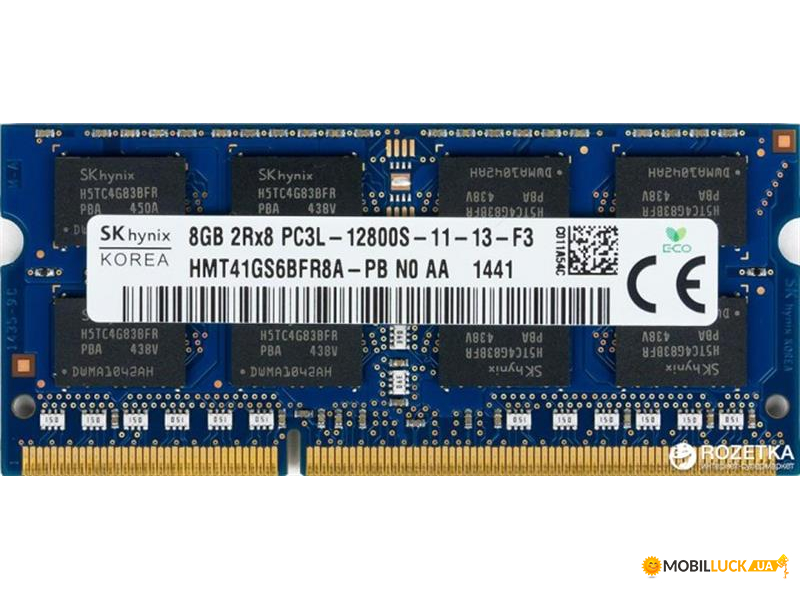   SO-DIMM 8GB/1600 DDR3L Hynix (HMT41GS6BFR8A-PB) 