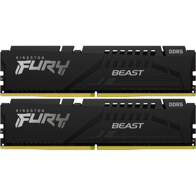   HyperX   DDR5 32GB (2x16GB) 5200 MHz Beast Black Kingston Fury (KF552C40BBK2-32)