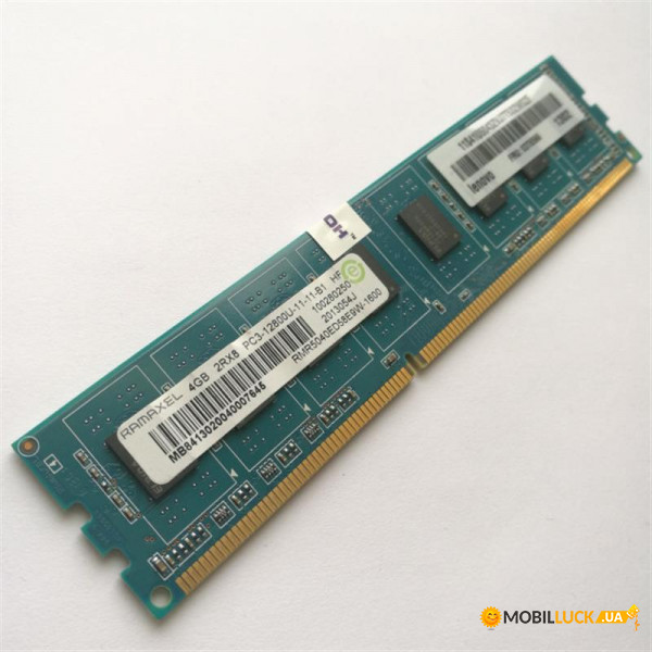   Ramaxel DDR3 4GB/1600 (RMR5040ED58E9W-1600) Refurbished