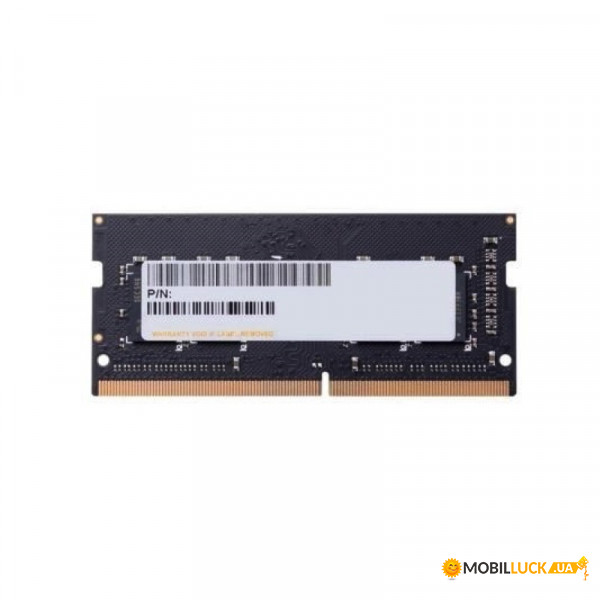  ' Apacer DDR4 CL19 8  2666 MHz CL19 260-pin SO-DIMM Black (ES.08G2V.GNH)