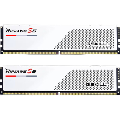    DDR5 32GB (2x16GB) 5200 MHz Ripjaws S5 Matte White G.Skill (F5-5200J4040A16GX2-RS5W)