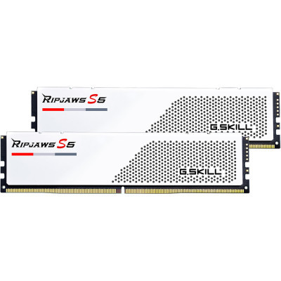     DDR5 32GB (2x16GB) 5600 MHz Ripjaws S5 Matte White G.Skill (F5-5600J3036D16GX2-RS5W)