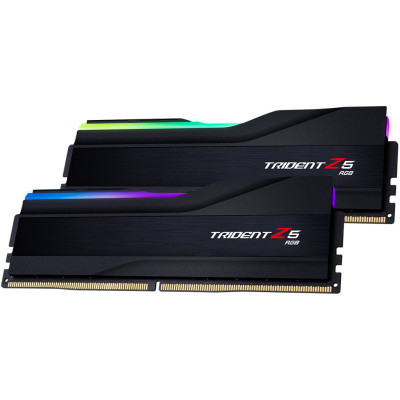     DDR5 64GB (2x32GB) 5600 MHz Trident Z5 RGB Matte Black G.Skill (F5-5600J2834F32GX2-TZ5RK)