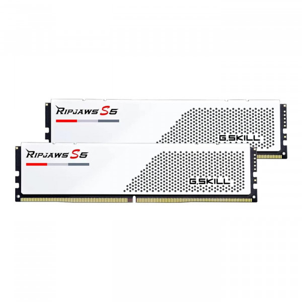   G.Skill Ripjaws S5 White DDR5-5600 32GB (2x16GB) CL40-40-40-89 1.20V Intel XMP