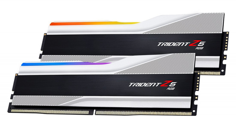   DDR5 2x16GB/6000 G.Skill Trident Z5 RGB Silver (F5-6000J3040F16GX2-TZ5RS)