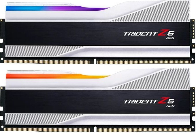   G.Skill Trident Z5 RGB silver DDR5-6000 32GB (2x16GB) CL30-40-40-96 1.35V