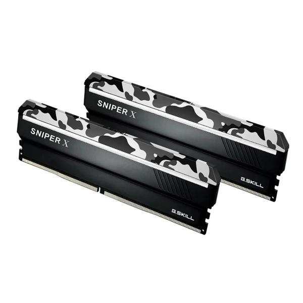     DDR4 32GB (2x16GB) 3200 MHZ SniperX Urban Camo G.Skill (F4-3200C16D-32GSXWB)