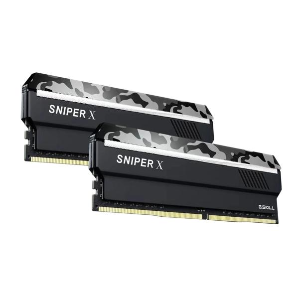     DDR4 32GB (2x16GB) 3200 MHZ SniperX Urban Camo G.Skill (F4-3200C16D-32GSXWB)
