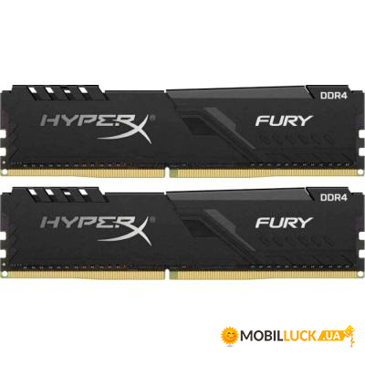   DDR4 216GB/2666 Kingston HyperX Fury Black (HX426C16FB3K2/32)