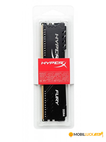  ' DDR4 16GB/2666 Kingston HyperX Fury Black (HX426C16FB3/16)