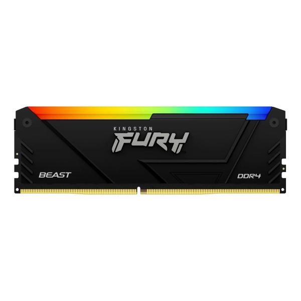     DDR4 32GB (2x16GB) 3600 MHz FURY Beast RGB Kingston Fury (ex.HyperX) (KF436C18BB2AK2/32)
