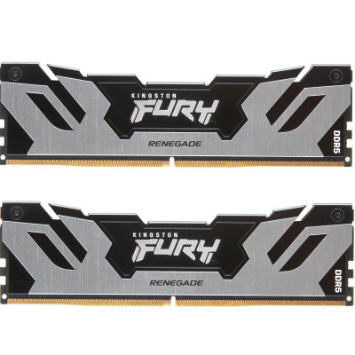     DDR5 32GB (2x16GB) 7200 MHz Renegade Black/Silver Kingston Fury (ex.HyperX) (KF572C38RSK2-32)
