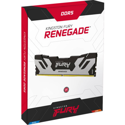     DDR5 32GB (2x16GB) 7200 MHz Renegade Black/Silver Kingston Fury (ex.HyperX) (KF572C38RSK2-32)